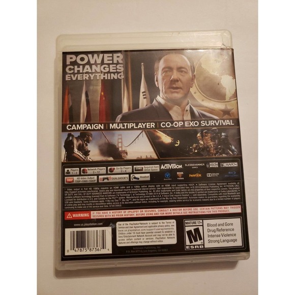 Call of Duty Advanced Warfare Playstation 3 PS3 Video Case is Damaged - Picture 2 of 4